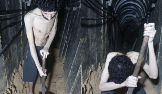 Σοκ με σκελετωμένο Ισραηλινό όμηρο από τη Χαμάς