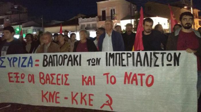 &quot;Έξω οι βάσεις και το ΝΑΤΟ&quot; φώναξε το ΚΚΕ στην Καλαμάτα!