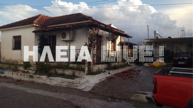 Ηλεία | Ανεμοστρόβιλος σάρωσε χωριό στο πέρασμά του (εικόνες)