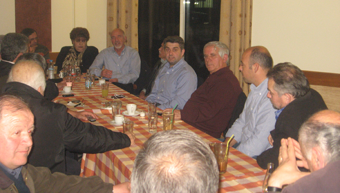 Σε εκδήλωση του ΠΑΣΟΚ στα Τρόπαια ο Κωνσταντινόπουλος (εικόνες)