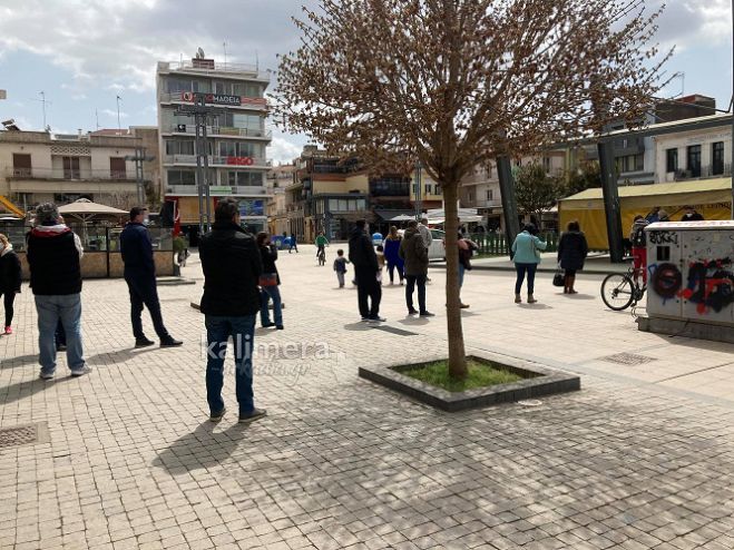 Δύο θετικά δείγματα covid στην πλατεία Πετρινού