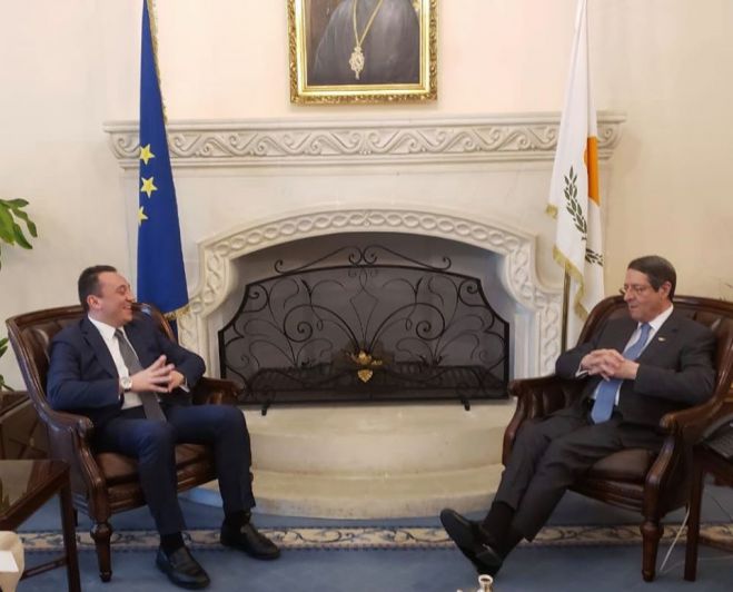 Ξεκάθαρο μήνυμα Βλάση για στήριξη στην Κύπρο | Η συνάντηση με τον Πρόεδρο Αναστασιάδη (εικόνες)