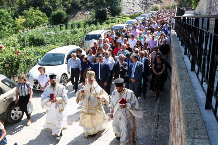 Κοίμηση της Θεοτόκου στη Μονή της Παναγίας Μαλεβής (εικόνες)
