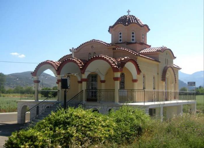 &Eta; &epsilon;&omicron;&rho;&tau;ή &tau;&omicron;&upsilon; &Alpha;&gamma;ί&omicron;&upsilon; &Mu;&eta;&nu;ά &sigma;&tau;&eta;&nu; &pi;&epsilon;&rho;&iota;&omicron;&chi;ή "&Pi;&lambda;ά&tau;&sigma;&alpha;"