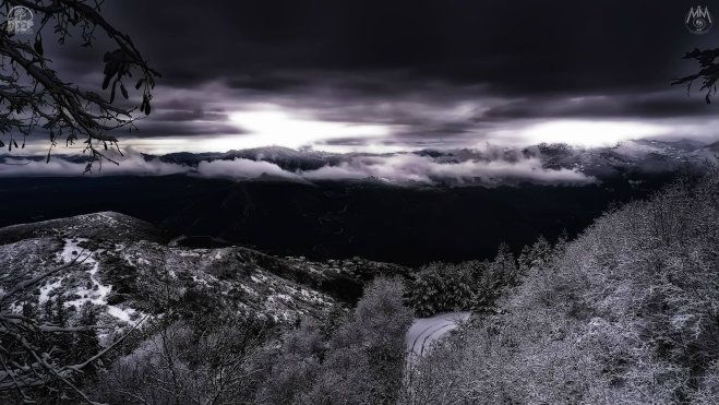 Μαγική φωτογραφία με το Μαίναλο έτσι όπως φαίνεται από το Λύκαιο!