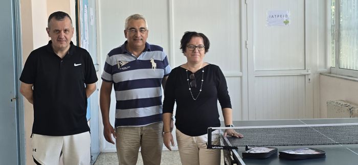 2ο Πρότυπο Γυμνάσιο Τρίπολης | Ευχαριστίες σε ΑΕΚ και Βαλασόπουλο για δωρεά στο σχολείο