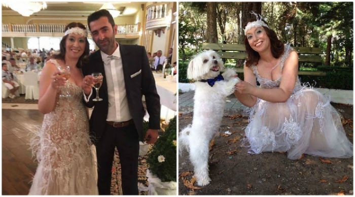 Ένας ιδιαίτερος, παραμυθένιος γάμος στην Τρίπολη - Το ζευγάρι φωτογραφήθηκε με το αγαπημένο του &quot;Μαλτεζάκι&quot;!