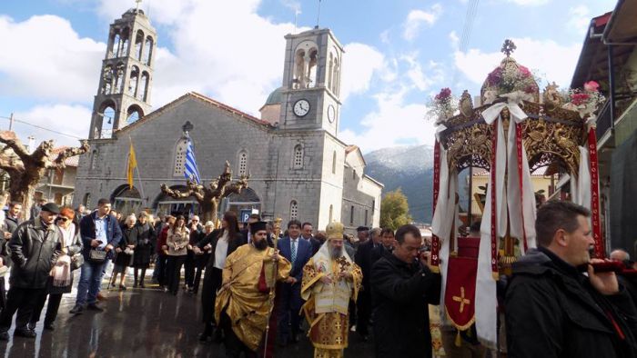 Η Βυτίνα γιόρτασε τον Πολιούχο και Προστάτη της, Άγιο Τρύφωνα (εικόνες)