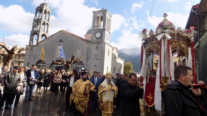 Η Βυτίνα γιόρτασε τον Πολιούχο και Προστάτη της, Άγιο Τρύφωνα (εικόνες)