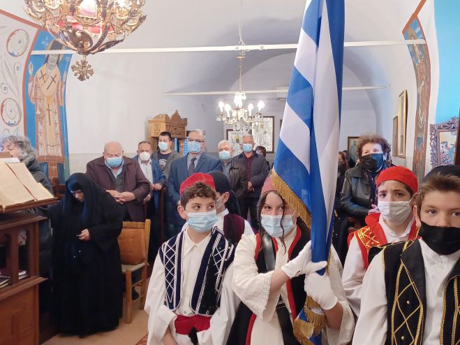 &Eta; &gamma;&iota;&omicron;&rho;&tau;ή &tau;&eta;&sigmaf; 25&eta;&sigmaf; &Mu;&alpha;&rho;&tau;ί&omicron;&upsilon; &sigma;&tau;&eta;&nu; &Kappa;&alpha;&nu;&delta;ή&lambda;&alpha; (&epsilon;&iota;&kappa;ό&nu;&epsilon;&sigmaf;)