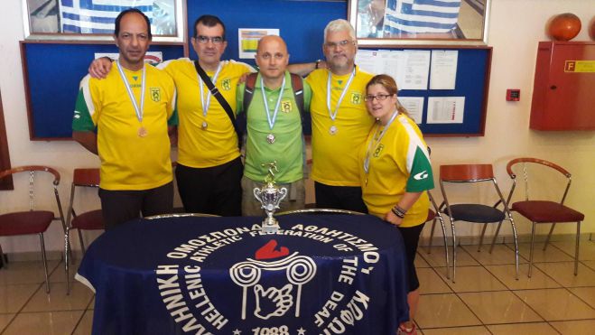 Πανελλήνιο πρωτάθλημα Bowling - Στην 3η θέση η ομάδα των Κωφών της Τρίπολης! (εικόνες)