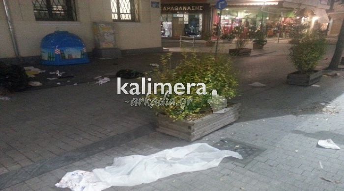 Γεμάτη σκουπίδια η 28η Οκτωβρίου στην Τρίπολη! (εικόνες)