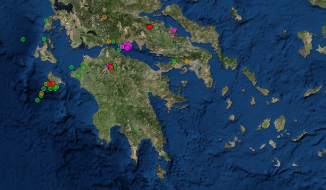 Δυο μικροί μετασεισμοί ακολούθησαν το σεισμό 5.2 Ρίχτερ που ταρακούνησαν την Τρίπολη