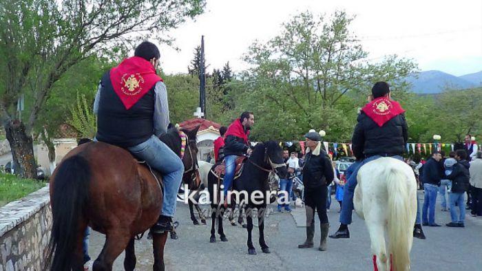 Η γιορτή του Αγίου Γεωργίου στο Ελαιοχώρι