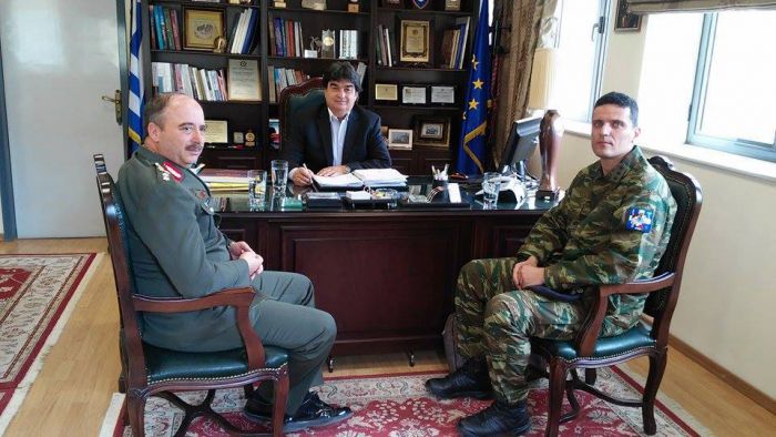 Τον Αντιπεριφερειάρχη επισκέφθηκε ο νέος Διοικητής της IV Μεραρχίας Πεζικού