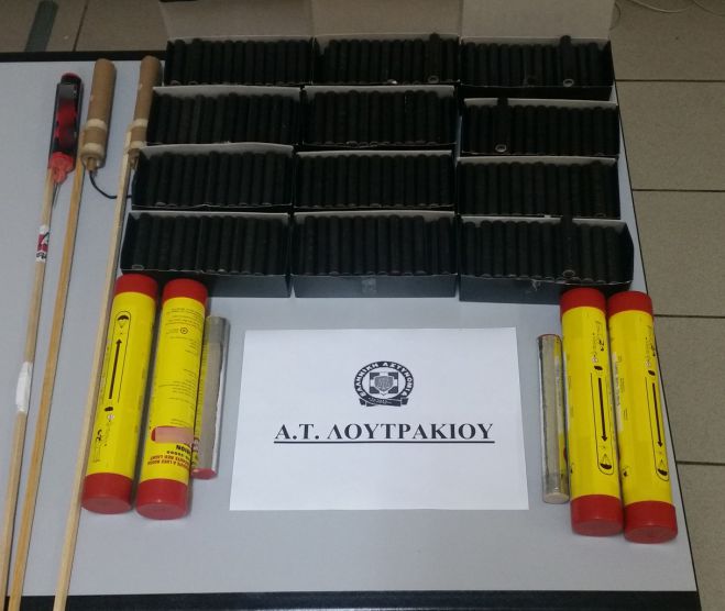 Κροτίδες, βεγγαλικά και πυροτεχνήματα στην Κορινθία