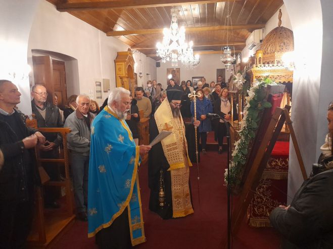 Ο Ακάθιστος Ύμνος στην Ιερά Μητρόπολη Μαντινείας και Κυνουρίας (εικόνες)