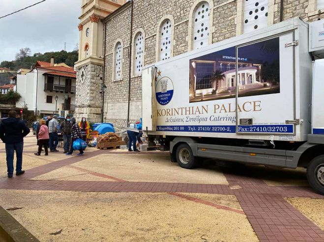 Ολοκληρώθηκε η διανομή τροφίμων από το πρόγραμμα &quot;ΤΕΒΑ&quot; στη Γορτυνία (εικόνες)