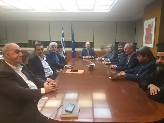 &Tau;&eta; &Mu;&epsilon;&gamma;&alpha;&lambda;ό&pi;&omicron;&lambda;&eta; &theta;&alpha; &epsilon;&pi;&iota;&sigma;&kappa;&epsilon;&phi;&theta;&epsilon;ί &omicron; &Upsilon;&pi;&omicron;&upsilon;&rho;&gamma;ό&sigmaf; &Pi;&epsilon;&rho;&iota;&beta;ά&lambda;&lambda;&omicron;&nu;&tau;&omicron;&sigmaf; &Kappa;. &Chi;&alpha;&tau;&zeta;&eta;&delta;ά&kappa;&eta;&sigmaf; &gamma;&iota;&alpha; &tau;&iota;&sigmaf; &epsilon;&xi;&epsilon;&lambda;ί&xi;&epsilon;&iota;&sigmaf; &mu;&epsilon; &tau;&eta; &Delta;&Epsilon;&Eta;
