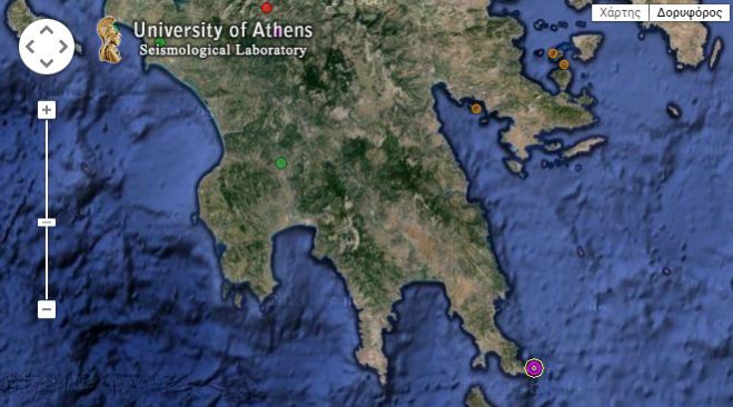 Σεισμός 4.4 Ρίχτερ στην Πελοπόννησο