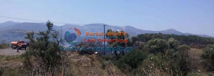 Φωτιά στο Ορυχείο της ΔΕΗ στη Μεγαλόπολη