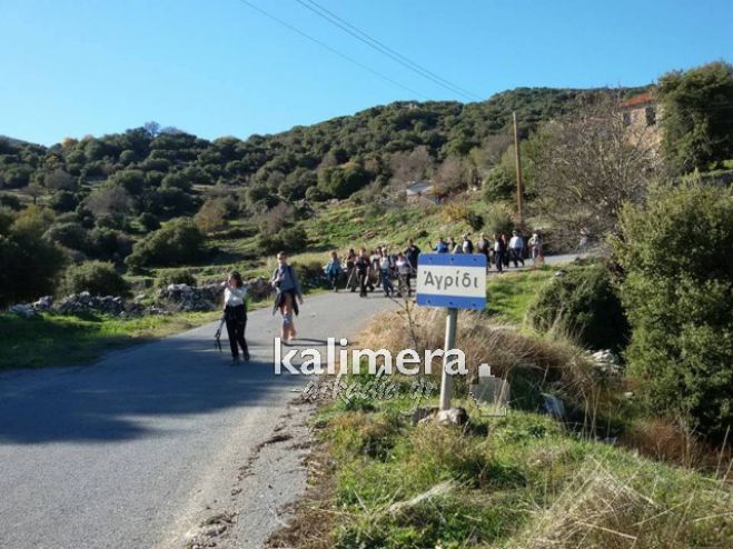 Πορεία του ΣΑΟΟ σε Καμενίτσα - Αγρίδι  - Δάρα (εικόνες)