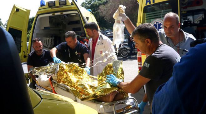 &Mu;ά&chi;&eta; &gamma;&iota;&alpha; &tau;&eta; &zeta;&omega;ή &tau;&omicron;&upsilon;&sigmaf; &delta;ί&nu;&omicron;&upsilon;&nu; &delta;ύ&omicron; &epsilon;&kappa; &tau;&omega;&nu; &tau;&rho;&alpha;&upsilon;&mu;&alpha;&tau;&iota;ώ&nu; &tau;&omicron;&upsilon; &sigma;&epsilon;&iota;&sigma;&mu;&omicron;ύ &tau;&eta;&sigmaf; &Kappa;&omega;