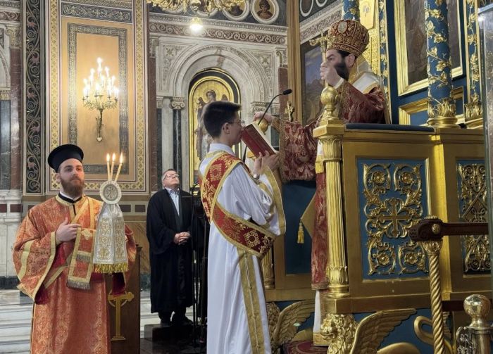 &Eta; &epsilon;&omicron;&rho;&tau;ή &tau;&eta;&sigmaf; &mu;&nu;ή&mu;&eta;&sigmaf; &tau;&omicron;&upsilon; &Alpha;&gamma;ί&omicron;&upsilon; &Epsilon;&theta;&nu;&omicron;&mu;ά&rho;&tau;&upsilon;&rho;&alpha; &laquo;&Gamma;&rho;&eta;&gamma;&omicron;&rho;ί&omicron;&upsilon; &Epsilon;΄&raquo; &sigma;&tau;&omicron;&nu; &Kappa;&alpha;&theta;&epsilon;&delta;&rho;&iota;&kappa;ό &Nu;&alpha;ό &tau;&omega;&nu; &Alpha;&theta;&eta;&nu;ώ&nu;