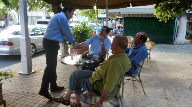 &Sigma;&tau;&eta; &Mu;&epsilon;&gamma;&alpha;&lambda;ό&pi;&omicron;&lambda;&eta; &pi;&epsilon;&rho;&iota;ό&delta;&epsilon;&upsilon;&sigma;&epsilon; &omicron; &Gamma;&iota;ά&nu;&nu;&eta;&sigmaf; &Kappa;&alpha;&tau;&sigma;ί&rho;&eta;&sigmaf;