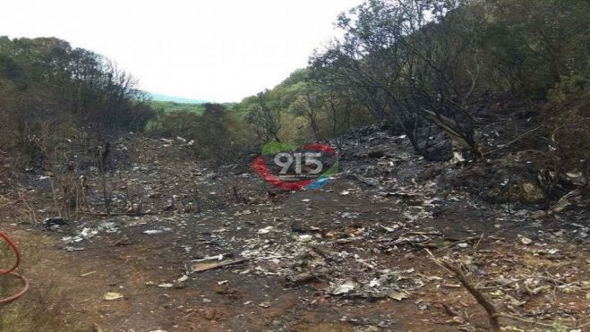 Κολλίνες | Εικόνες και βίντεο από το σημείο πτώσης του εκπαιδευτικού αεροσκάφους με νεκρό τον πιλότο ... (vd)