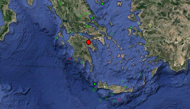 Σεισμός στην Κορινθία έγινε αισθητός και στην Τρίπολη…