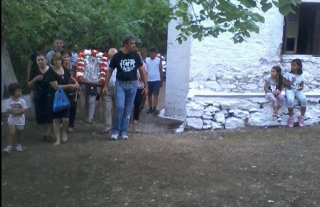 Μεταφορά της Εικόνας της Παναγίας στον Πλάτανο Κυνουρίας (εικόνες)
