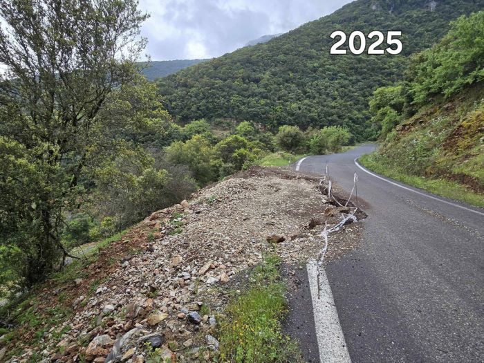 Αυτοί είναι οι επικίνδυνοι δρόμοι που χρησιμοποιούν οι Γορτύνιοι μετά τις κατολισθήσεις! (εικόνες)