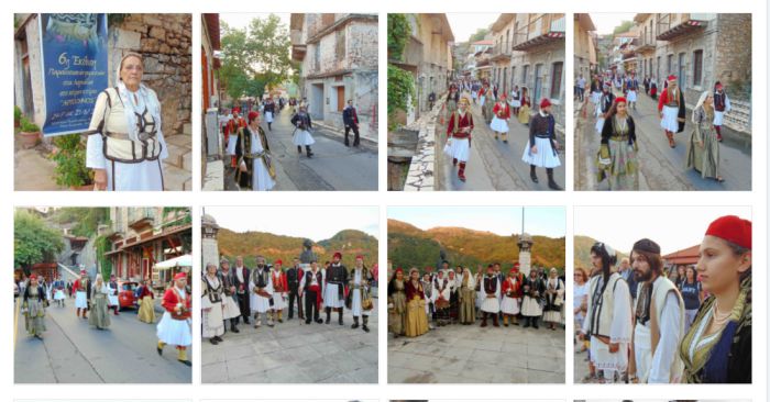 Ο εντυπωσιακός &quot;Περίπατος των Ηρώων&quot; στα Λαγκάδια Γορτυνίας (εικόνες)