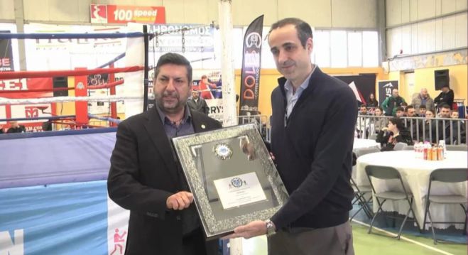 &Beta;&rho;ά&beta;&epsilon;&upsilon;&sigma;&eta; &tau;&omicron;&upsilon; &Gamma;&rho;&eta;&gamma;ό&rho;&eta; &Delta;&eta;&mu;&eta;&tau;&rho;&iota;ά&delta;&eta; &alpha;&pi;ό &tau;&eta;&nu; &Epsilon;&lambda;&lambda;&eta;&nu;&iota;&kappa;ή &Omicron;&mu;&omicron;&sigma;&pi;&omicron;&nu;&delta;ί&alpha; &Pi;&upsilon;&gamma;&mu;&alpha;&chi;ί&alpha;&sigmaf; (video)