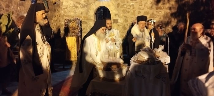 Απόδοση της Κοίμησης της Θεοτόκου στην Ιερά Μονή Φιλοσόφου Γορτυνίας (εικόνες)