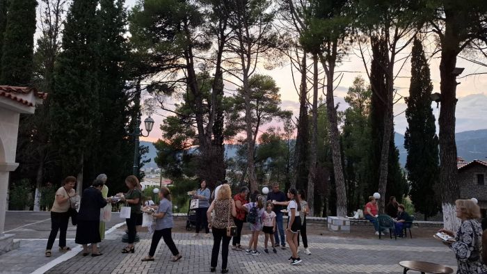 Ματζαγράς | Μεγαλοπρεπής Εσπερινός του Αγίου Φανουρίου (εικόνες)