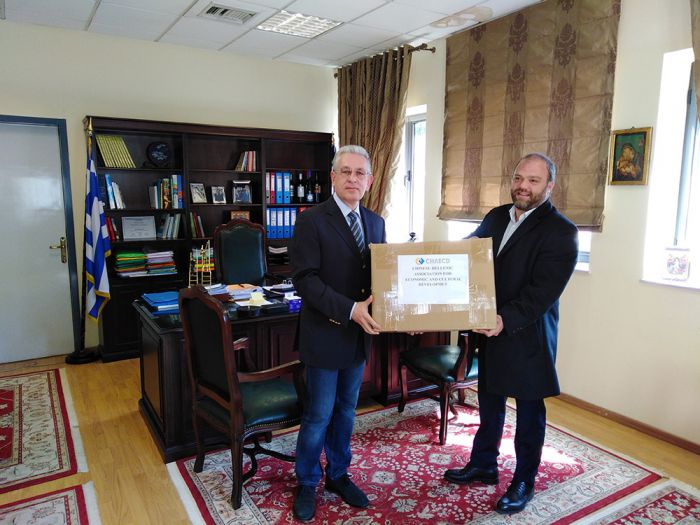 Κινεζοελληνικός σύνδεσμος δώρισε 2.000 μάσκες στην Περιφερειακή Ενότητα Αρκαδίας