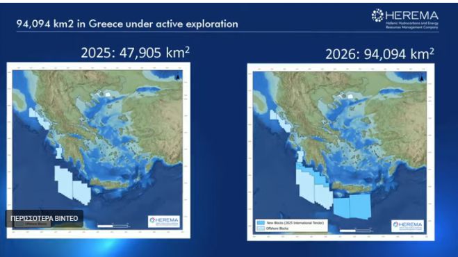 Υπογράφτηκε η σύμβαση έρευνας και εκμετάλλευσης υδρογονανθράκων "Νότια της Πελοποννήσου"