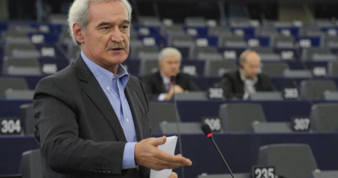 Ο ευρωβουλευτής της Λαϊκής Ενότητας (ΛΑΕ) Νίκος Χουντής στη Κρήτη