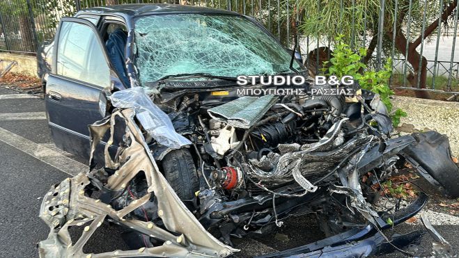 Ναύπλιο | Σφοδρή σύγκρουση οχημάτων τα ξημερώματα με 5 τραυματίες