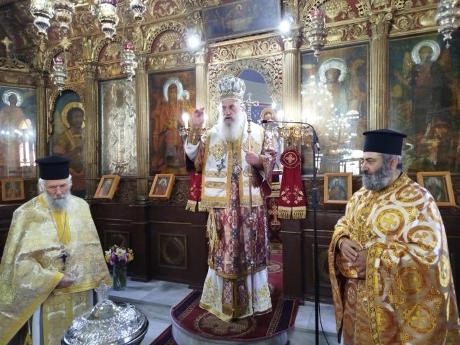 &Kappa;&upsilon;&rho;&iota;&alpha;&kappa;ή &Beta;΄ &Nu;&eta;&sigma;&tau;&epsilon;&iota;ώ&nu; &sigma;&tau;&eta;&nu; &Iota;&epsilon;&rho;ά &Mu;&eta;&tau;&rho;ό&pi;&omicron;&lambda;&eta; &Mu;&alpha;&nu;&tau;&iota;&nu;&epsilon;ί&alpha;&sigmaf; &kappa;&alpha;&iota; &Kappa;&upsilon;&nu;&omicron;&upsilon;&rho;ί&alpha;&sigmaf; (&epsilon;&iota;&kappa;ό&nu;&epsilon;&sigmaf;)