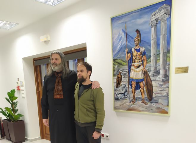 &Delta;&omega;&rho;&epsilon;ά &pi;ί&nu;&alpha;&kappa;&alpha; &zeta;&omega;&gamma;&rho;&alpha;&phi;&iota;&kappa;ή&sigmaf; &sigma;&tau;&omicron;&nu; &Delta;ή&mu;&omicron; &Mu;&epsilon;&gamma;&alpha;&lambda;ό&pi;&omicron;&lambda;&eta;&sigmaf; - &Tau;&omicron; έ&rho;&gamma;&omicron; &phi;&iota;&lambda;&omicron;&tau;έ&chi;&nu;&eta;&sigma;&epsilon; &omicron; &Eta;&lambda;ί&alpha;&sigmaf; &Mu;&alpha;&tau;&theta;&alpha;&iota;ό&pi;&omicron;&upsilon;&lambda;&omicron;&sigmaf; - "&Sigma;&upsilon;&gamma;&chi;&alpha;&rho;&eta;&tau;ή&rho;&iota;&alpha; &sigma;&tau;&omicron;&nu; &Tau;ά&sigma;&omicron; &Kappa;&epsilon;&chi;&alpha;&gamma;&iota;ά &gamma;&iota;&alpha; &tau;&eta; &delta;&omega;&rho;&epsilon;ά"