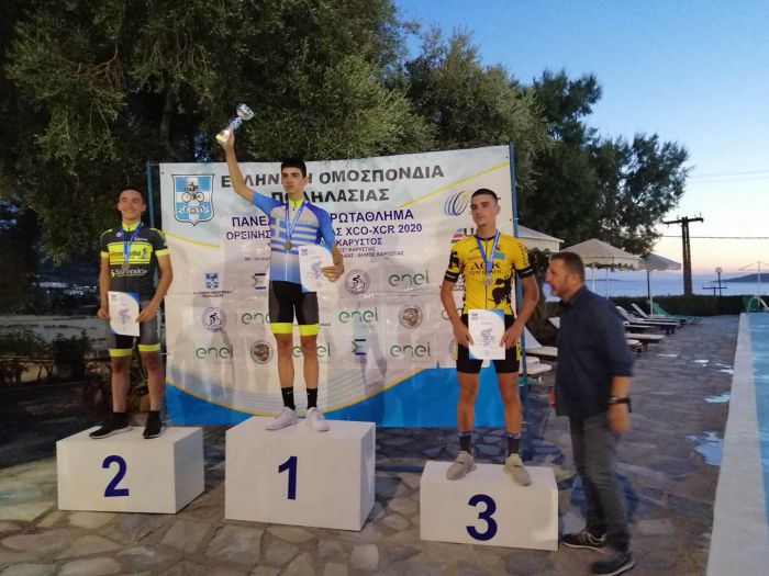 Ποδηλασία - ΑΕΚ | Τρίτη θέση για τον Ραφαήλ Ρούτσι