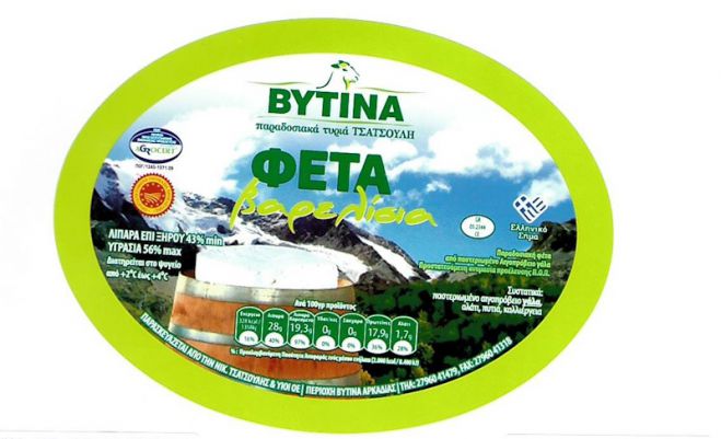 ΕΦΕΤ | Συμπληρωματική ανακοίνωση για την ανάκληση της φέτας Βυτίνας