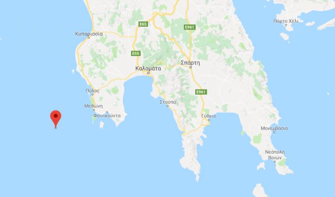 Σεισμός 5.3 Ρίχτερ ταρακούνησε την Αρκαδία - Επίκεντρο θαλάσσια περιοχή, δυτικά της Μεθώνης