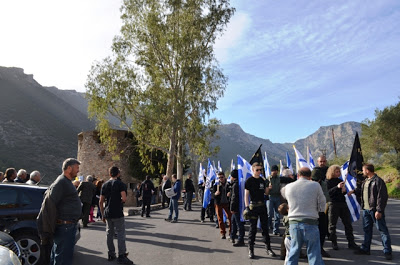 Βίντεο από την επίσκεψη της Χρυσής Αυγής στο Λεωνίδιο