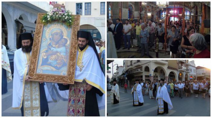 Η λιτανεία της Εικόνας της &quot;Παναγίας της Τριπολιτσάς&quot;