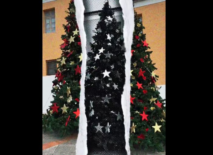 Στολίστηκε το Χριστουγεννιάτικο Δένδρο στο Λεωνίδιο (vd)