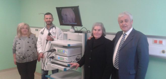 Η Γιαννούλα Γκουντάνη αγόρασε και δώρισε βρογχοσκόπιο στην πνευμονολογική Κλινική του Νοσοκομείου!